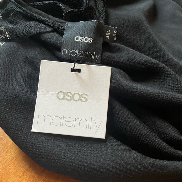 Velvet Maternity Dress ( 8 ) - Picture 4 of 5